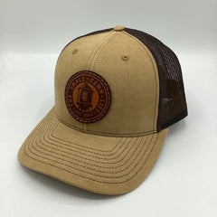 Full Logo Leather Patch Hats