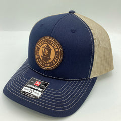 Full Logo Leather Patch Hats